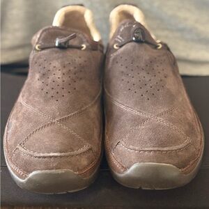 Smartwool Arch Support Elegant Brown Suede Men's Loafers